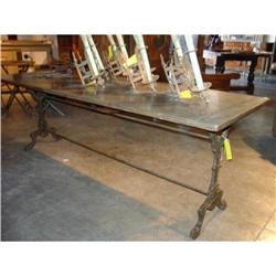 Zinc Topped Table/Console from France #2071143