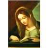 Image 1 : 19th. C. Oil of Renaissance Lady W/ Book #2085579