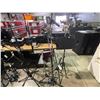 Image 2 : LOT OF ASSORTED MICROPHONES, MICROPHONE STANDS AND SHEET MUSIC STAND