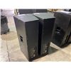 Image 2 : PAIR OF STAGE OPERA 42-12 POWERED PROFESSIONAL STAGE POWERED TOWER SPEAKERS