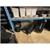 Image 2 : SHELF OF ASSORTED TELEVISIONS, ELECTRONICS, PACKING BLANKETS & AIR MATTRESS ( CONDITION UNKNOWN )