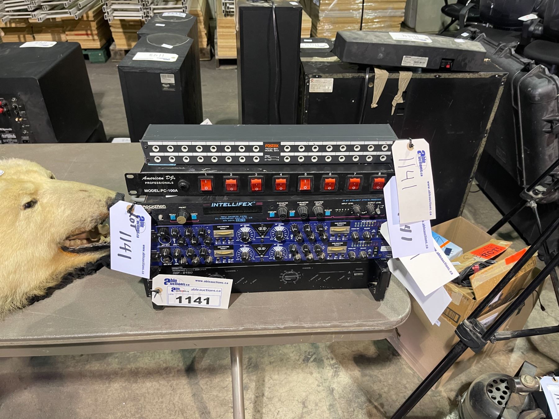 INTER M REF-2150 RACK MOUNT REFERENCE AMPLIFIER, 2 TCS TWIN RACK MOUNT ...