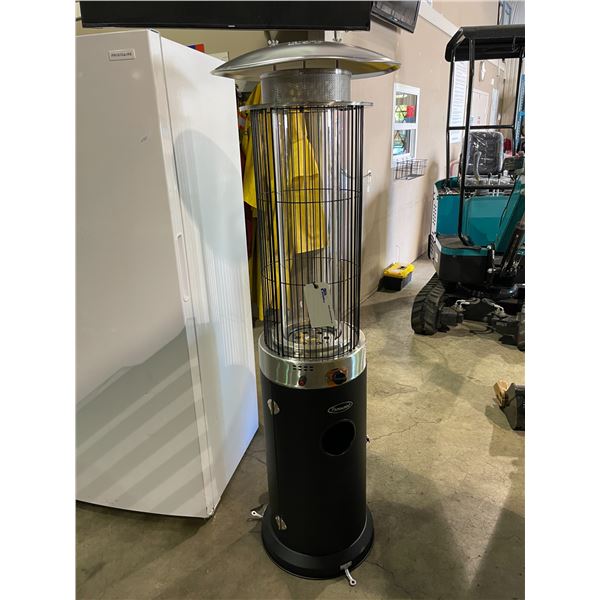 PARAMOUNT PH-F-122 BLACK PROPANE SPIRAL FLAME TUNNEL OUTDOOR PATIO HEATER