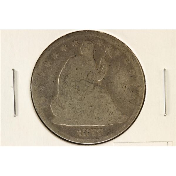 1877 SEATED LIBERTY HALF DOLLAR