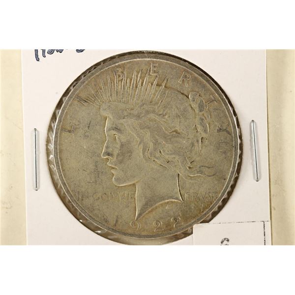 1922-D PEACE SILVER DOLLAR