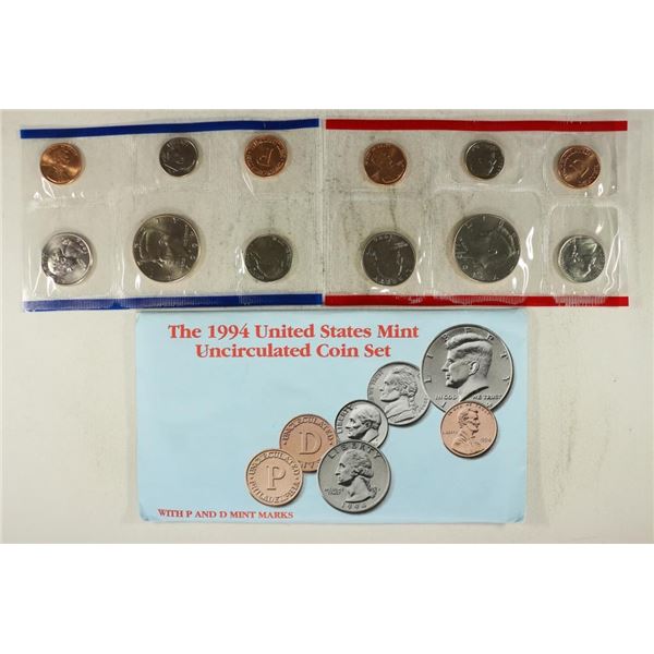 1994 US MINT SET (UNC) P/D (WITH ENVELOPE)