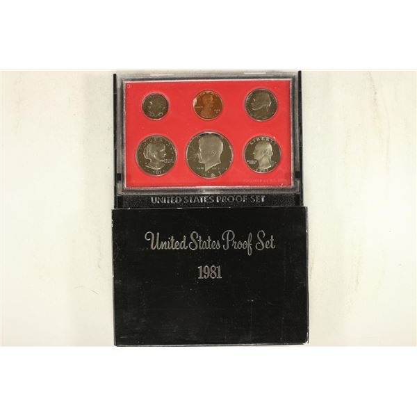 1981 US PROOF SET (WITH BOX)