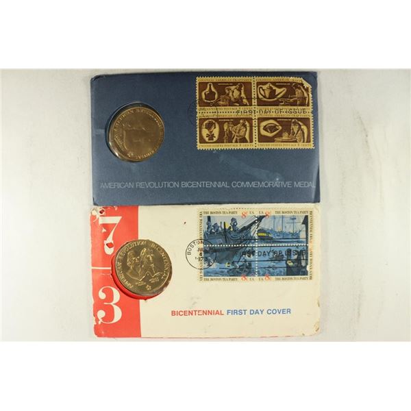 1972 & 1973 BICENTENNIAL 1ST DAY COVERS