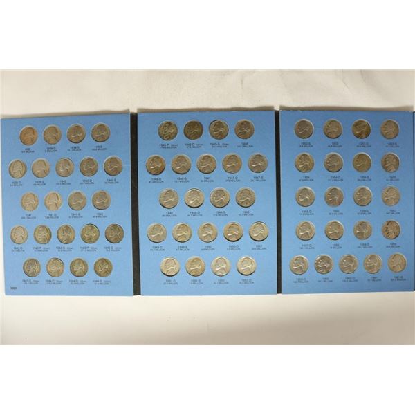 COMPLETE SET OF JEFFERSON NICKELS FROM 1938-1995