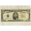 Image 1 : 1934-A $5 SILVER CERTIFICATE NORTH AFRICA YELLOW