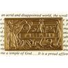 Image 2 : ISRAEL 1 1/4'' X 2 1/4'' BRONZE INGOT