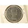 Image 2 : 1955 THREE WATER LINES CANADA SILVER DOLLAR AU+