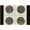 Image 1 : 4 BRILLIANT UNC CANADA TRADE DOLLARS 1983 ALBERTA