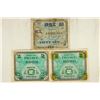 Image 1 : 3 PIECES OF MILITARY PAYMENT CURRENCY, SERIES 100