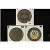 Image 1 : 3 ASSORTED $1 GAMING TOKENS, 1984 SILVER STAR