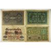 Image 1 : 4 PIECES OF GERMAN CURRENCY 2-1914 & 2-1919