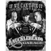 Image 1 : Three Stooges Knucklehead Garage Sign