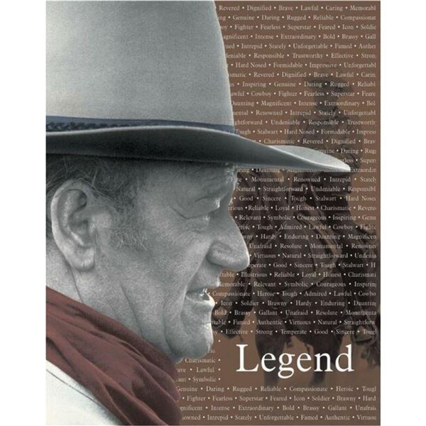 John Wayne Legend Metal Pub Bar Sign