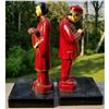 Image 2 : Original 1930's J.B. Hirsch Chinese Couple Bookends