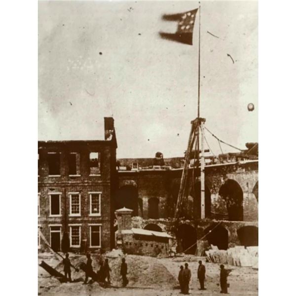 Fort Sumter Interior c.1861 Photo Print