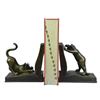 Image 1 : Playful Cats Bronze Bookeneds