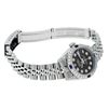 Image 9 : Rolex Ladies Stainless Steel Black Diamond Lugs & Sapphire Datejust 26MM