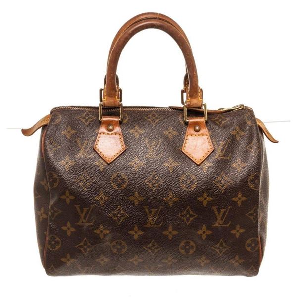 Louis Vuitton Brown Speedy 25cm Satchel Bag