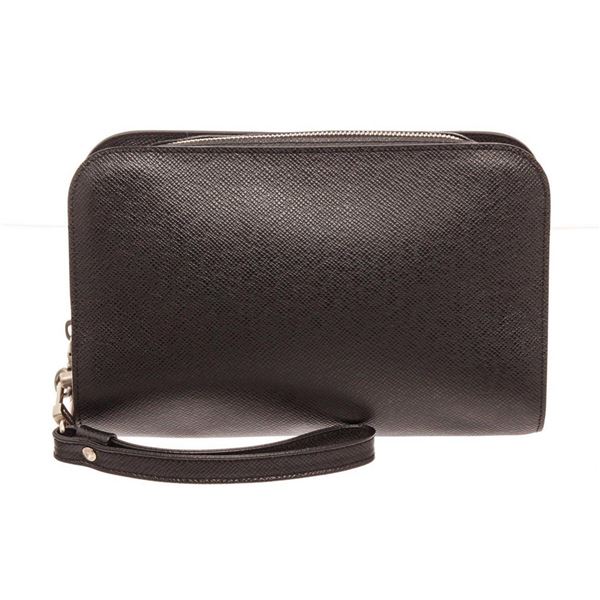 Louis Vuitton Black Baikal Pochette Clutches