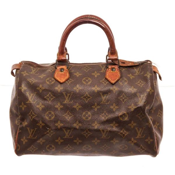 Louis Vuitton Brown Speedy 30cm Satchel Bag