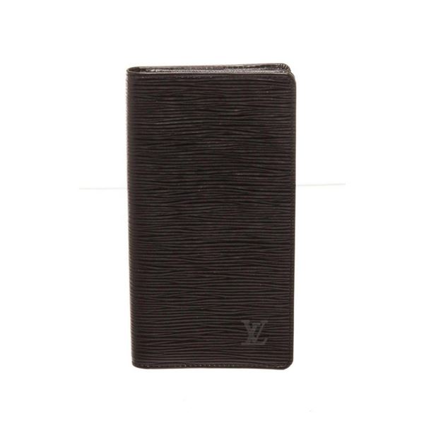 Louis Vuitton Black Long Bifold Wallet
