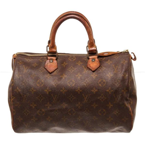 Louis Vuitton Brown Speedy 30cm Satchel Bag
