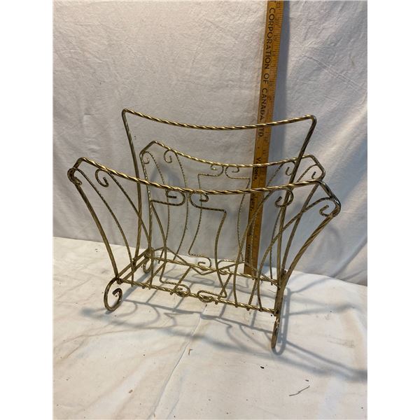 Vintage magazine rack