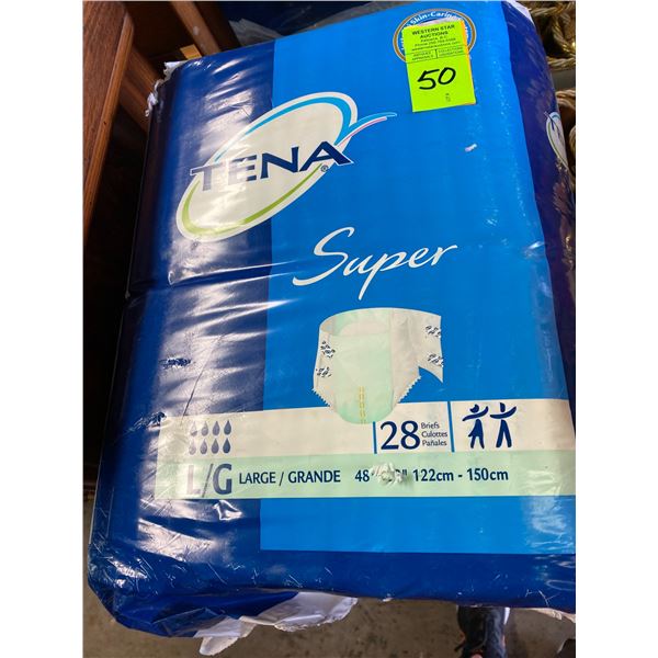 New Tena size large