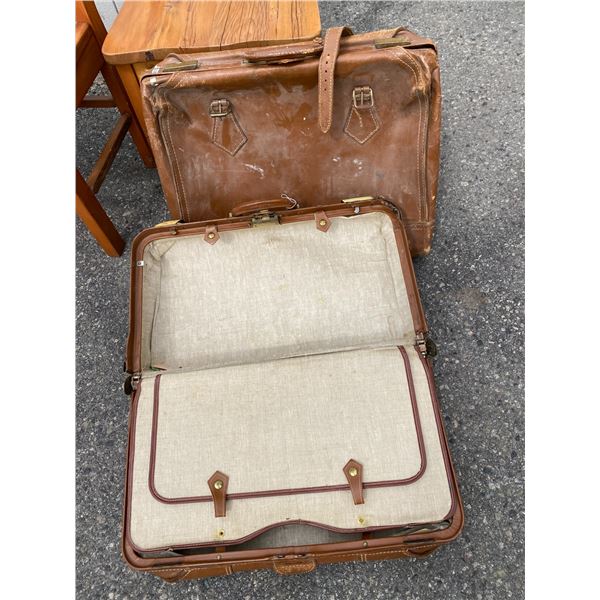 2vintage suitcases
