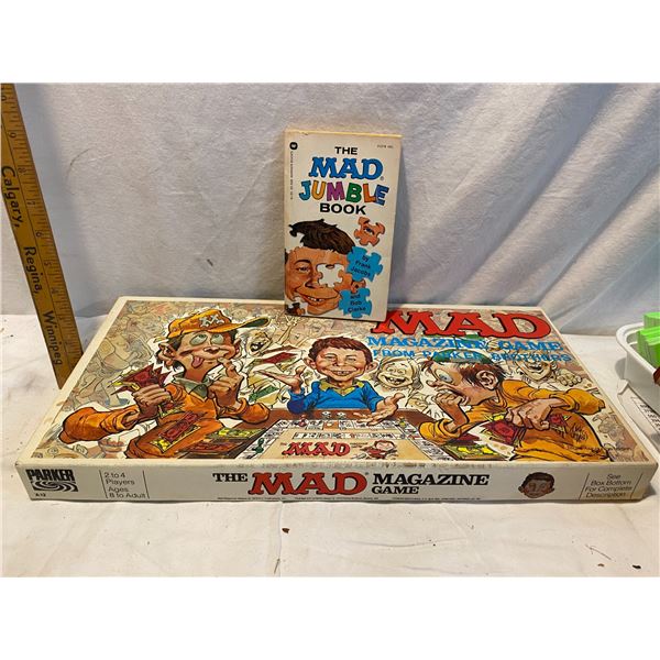 MAD game and book