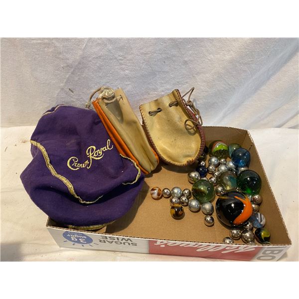 Marbles and marble bags