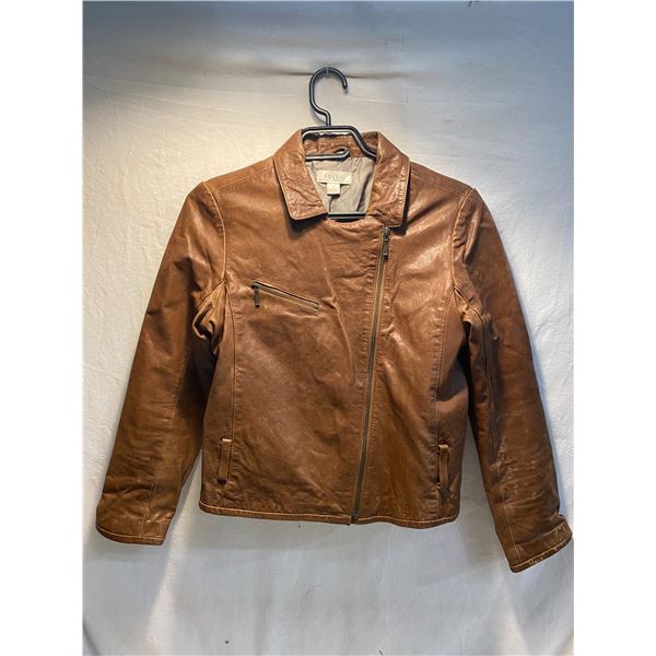 Fossil small leather coat