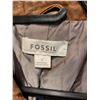 Image 2 : Fossil small leather coat