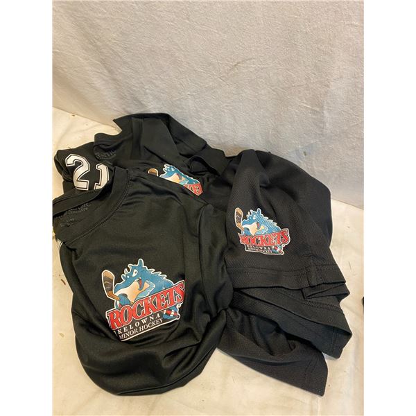 Rockets xs long sleeve and short sleeve shirt and shorts