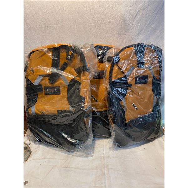 3 new back packs