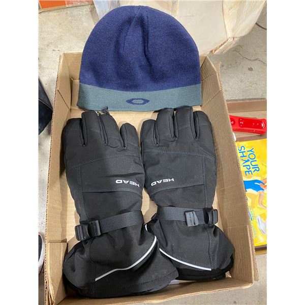 Oakley hat and head gloves