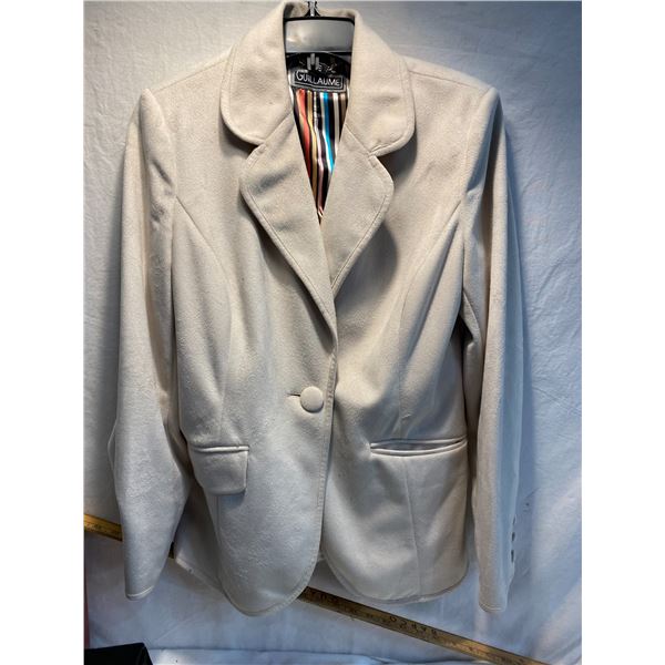 Guillaume cream blazer size small