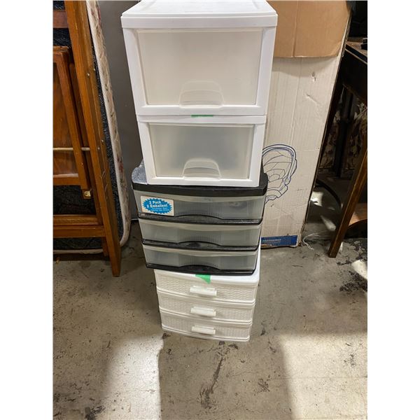 Lot of storage drawers