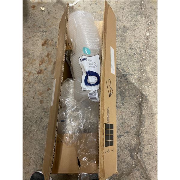 Case high heat plastic lids