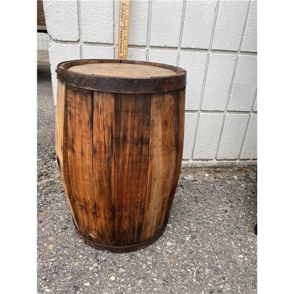 Wood barrel