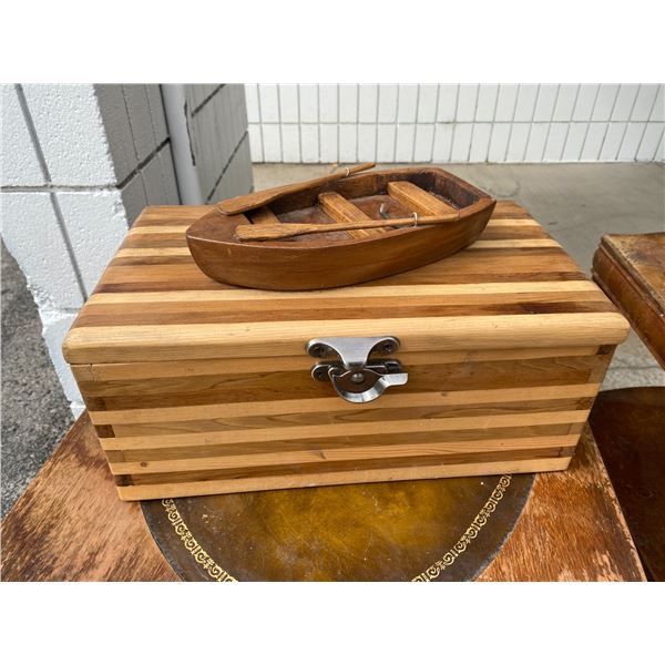 Wood decor box needs new hinges