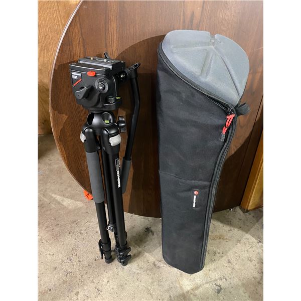 Manfrotto tripod and case