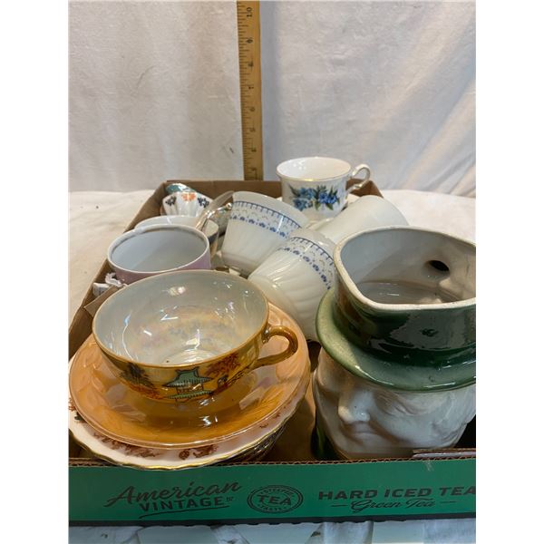 Collectibles mugs, tea cup and saucer