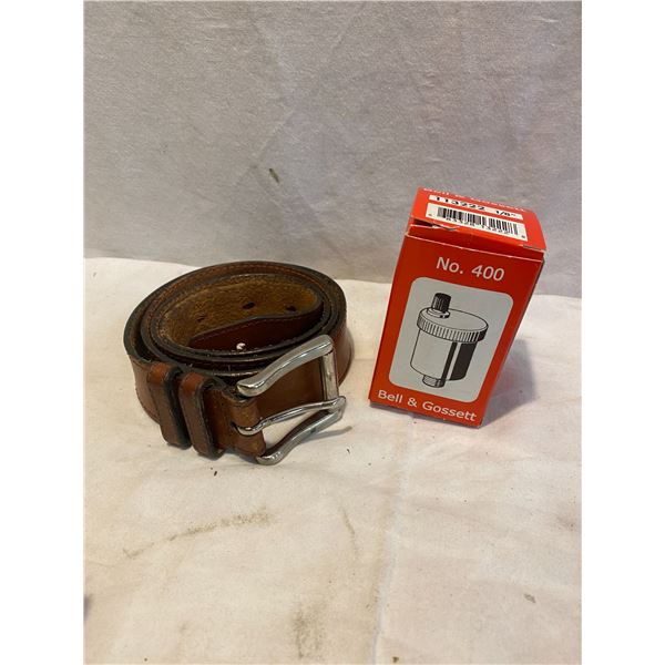 1/8” air vent and belt