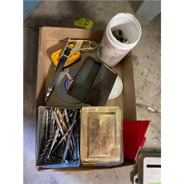 Assorted drill bits etc